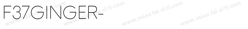 F37GINGER字体转换