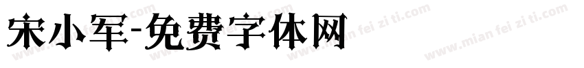 宋小军字体转换