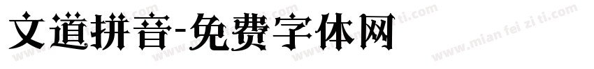 文道拼音字体转换