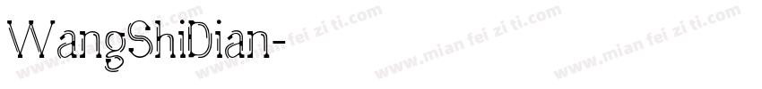 WangShiDian字体转换