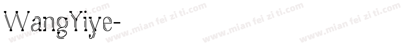 WangYiye字体转换