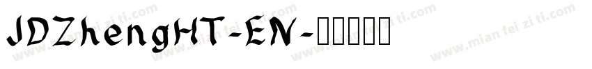 JDZhengHT-EN字体转换