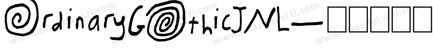 OrdinaryGothicJNL字体转换
