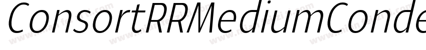 ConsortRRMediumConde字体转换
