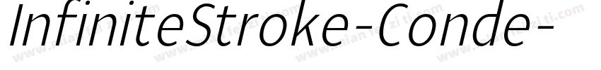 InfiniteStroke-Conde字体转换