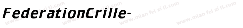 FederationCrille字体转换