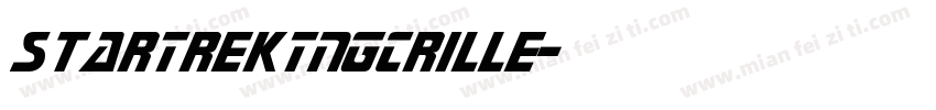 StarTrekTNGCrille字体转换