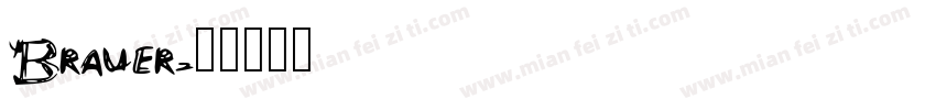 Brauer字体转换