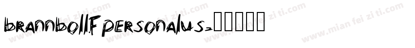brannbollfpersonalus字体转换