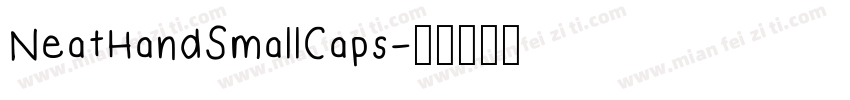 NeatHandSmallCaps字体转换