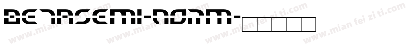 BetaSemi-Norm字体转换