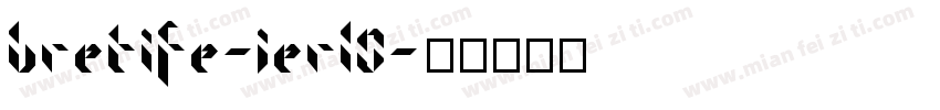 Bretife-jErL0字体转换
