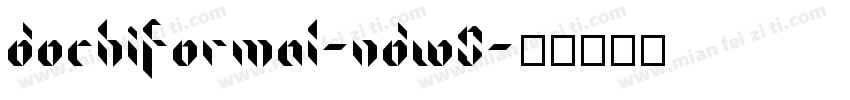 DochiFormal-ndW0字体转换