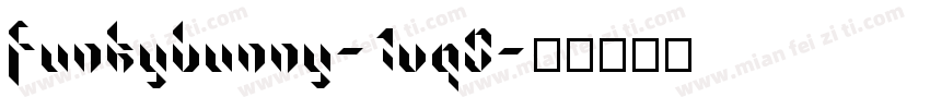 FunkyBunny-1vq0字体转换