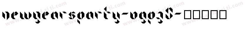 NewYearsParty-VGPZ0字体转换