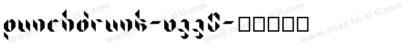 PunchDrunk-VzZ0字体转换