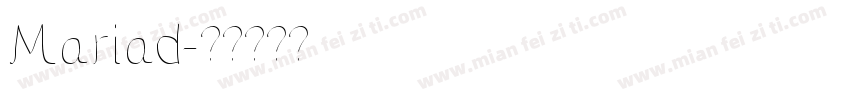 Mariad字体转换