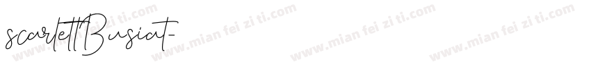 scarlettBusiat字体转换