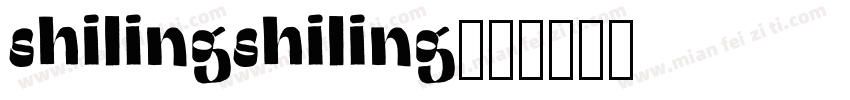 shilingshiling字体转换