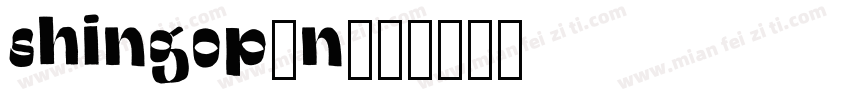 shingop6n字体转换