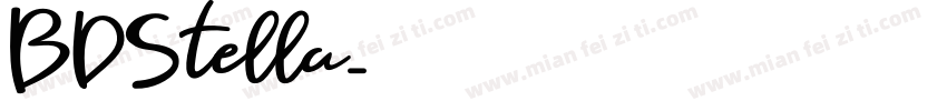BDStella字体转换