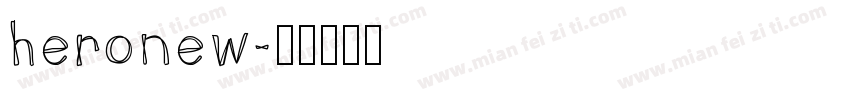 heronew字体转换