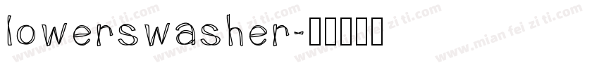 lowerswasher字体转换