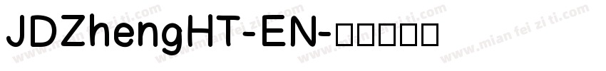 JDZhengHT-EN字体转换