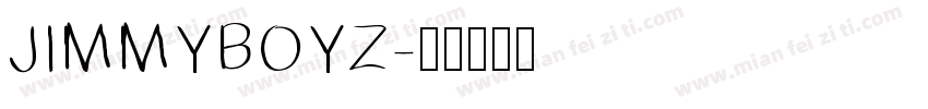 JIMMYBOYZ字体转换