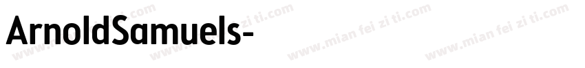 ArnoldSamuels字体转换
