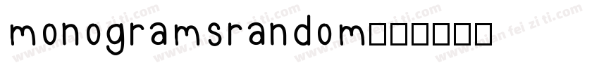 monogramsrandom字体转换