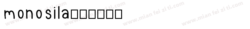 monosila字体转换