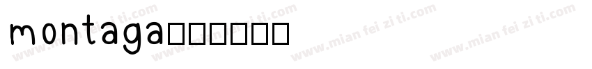 montaga字体转换