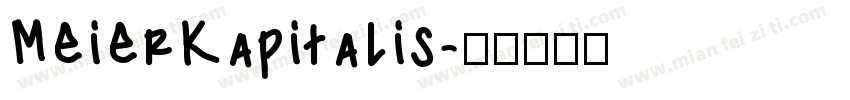 MeierKapitalis字体转换