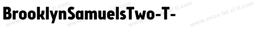 BrooklynSamuelsTwo-T字体转换