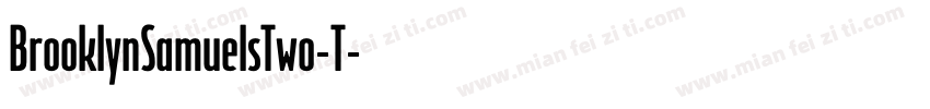 BrooklynSamuelsTwo-T字体转换