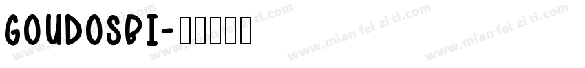 GOUDOSBI字体转换