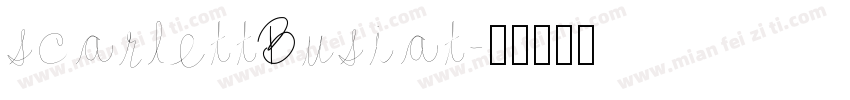 scarlettBusiat字体转换