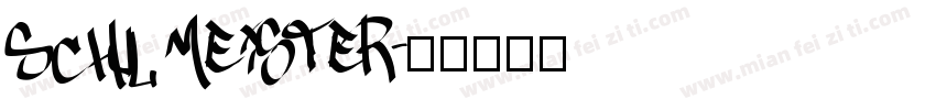 Schulmeister字体转换