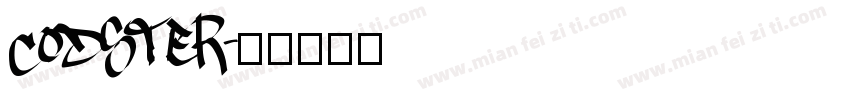codster字体转换