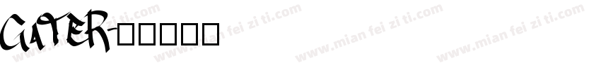 gater字体转换