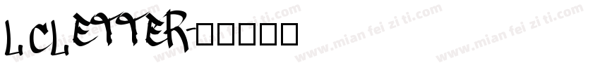 lcletter字体转换