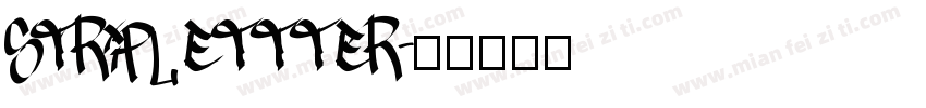 striplettter字体转换