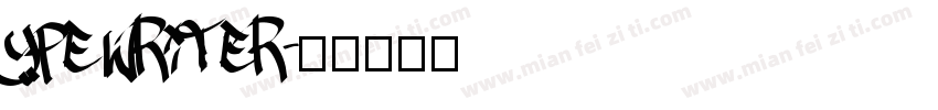 ypewriter字体转换