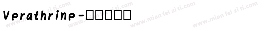 Verathrine字体转换