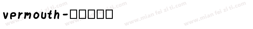 vermouth字体转换