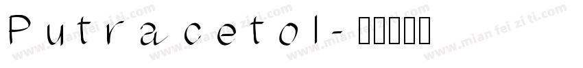Putracetol字体转换