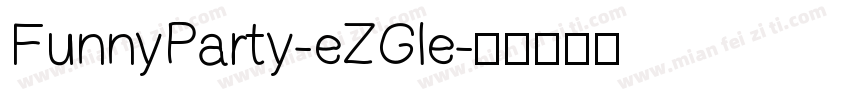 FunnyParty-eZGle字体转换