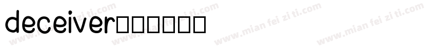 deceiver字体转换