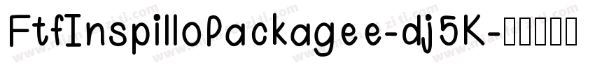 FtfInspilloPackagee-dj5K字体转换